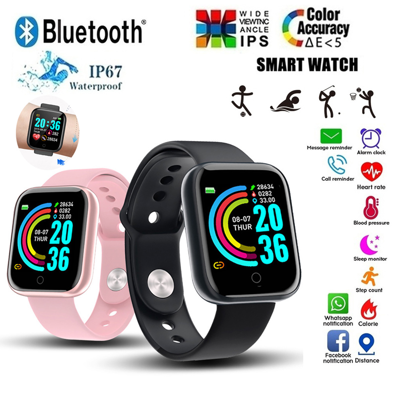 D20 Smart Watch Waterproof Fit - Smartwatch Faces ulasan dan harga
