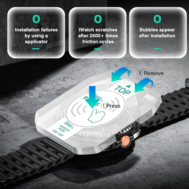 2PCS Tempered Glass For Samsun - Samsung Smartwatch Ultra Accessories ulasan dan harga