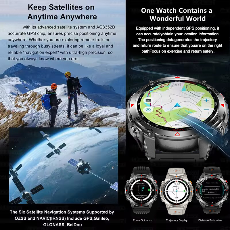 2025New Outdoor Military Smart - Smartwatch Store ulasan dan harga