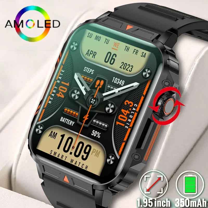 1.91 Outdoor Military Smart Wa - Smartwatch Faces ulasan dan harga