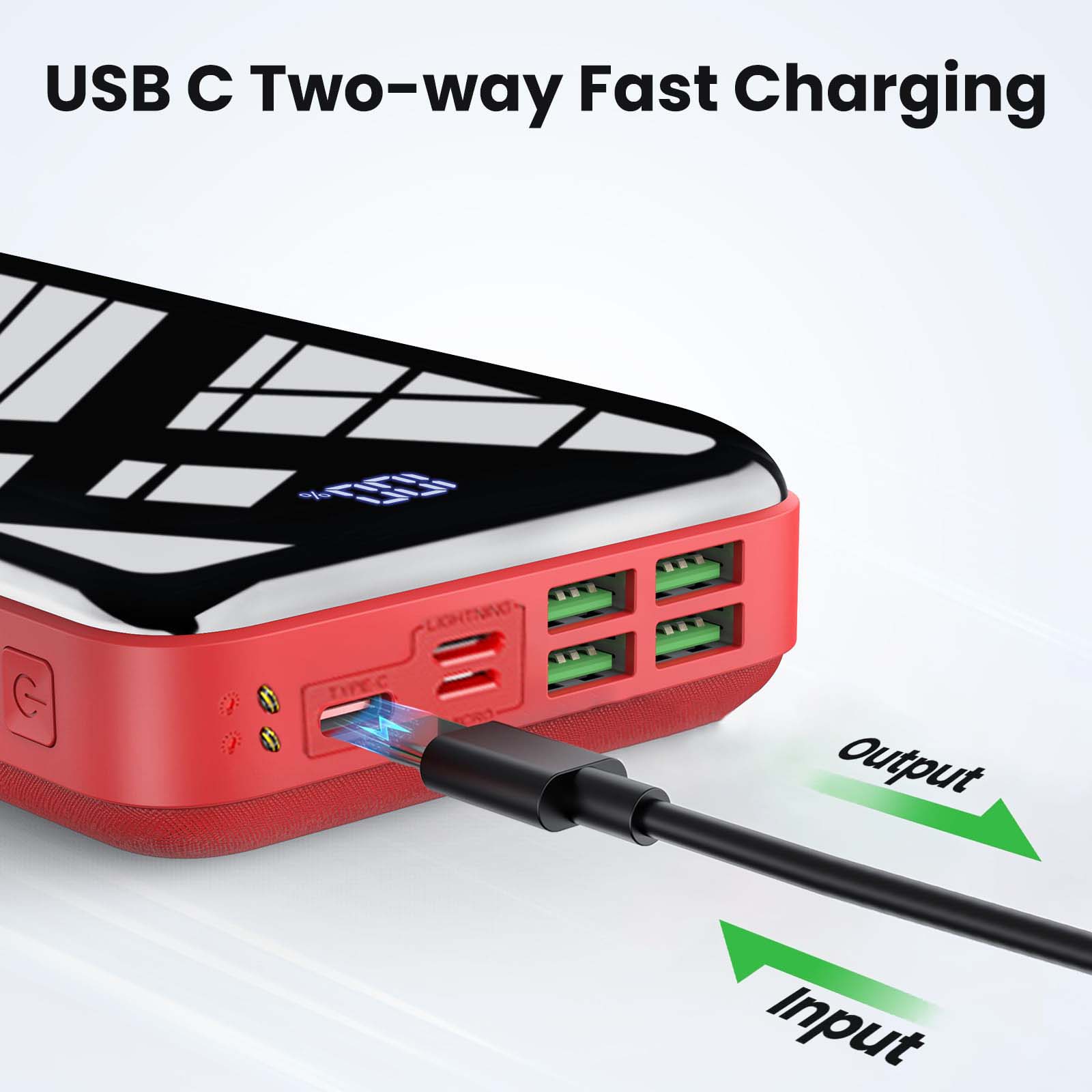 Portable Charger 30000mah Powe - Smartwatch Ac ulasan dan harga