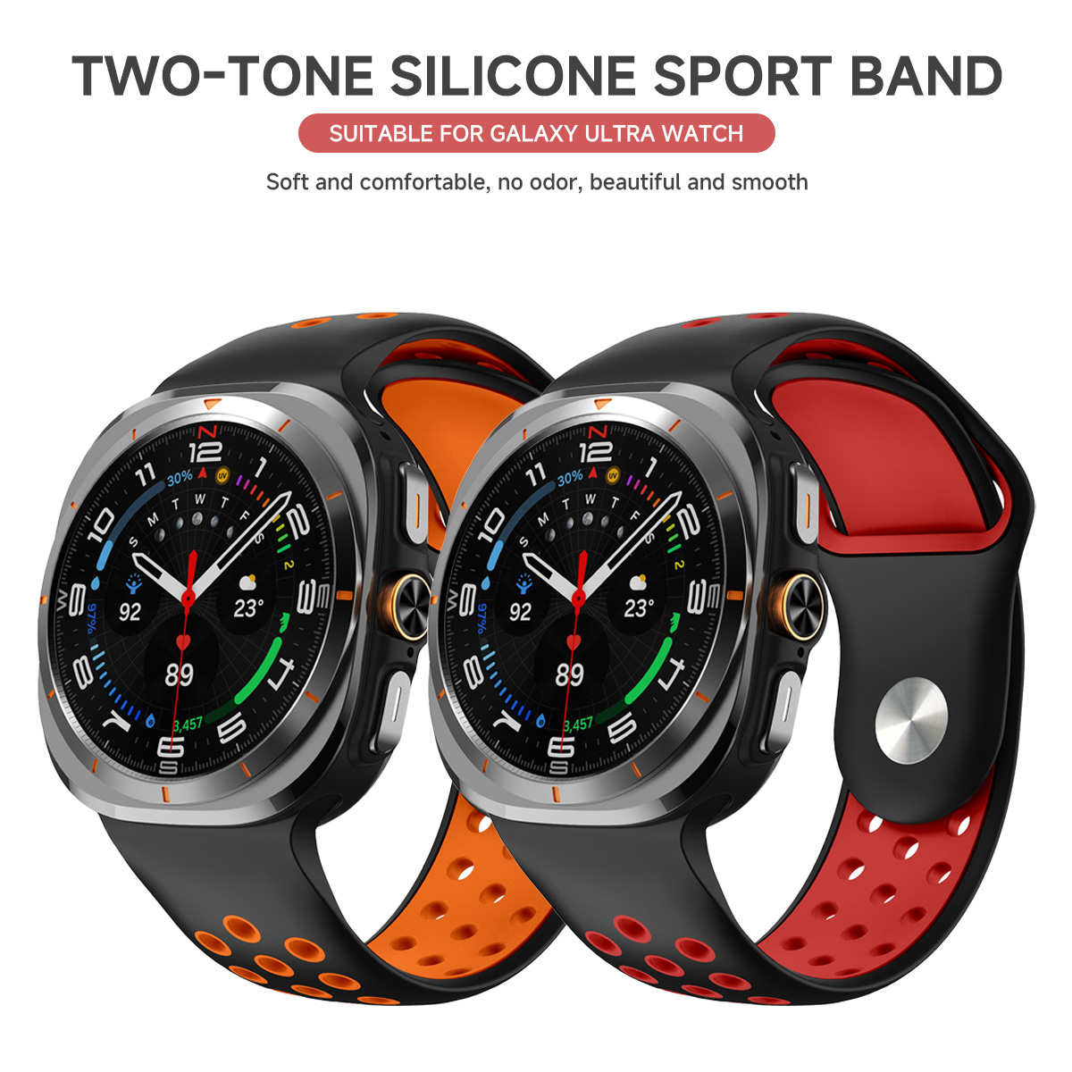 Silicone Strap For Samsung Gal - Samsung Smartwatch Ultra Accessories ulasan dan harga
