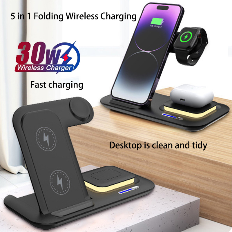 Hot 3 in 1 Foldable Wireless M - Smartwatch Ac ulasan dan harga