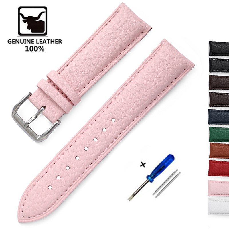 Litchi Pattern Soft Leather Wa - Nylon Nato Strap ulasan dan harga