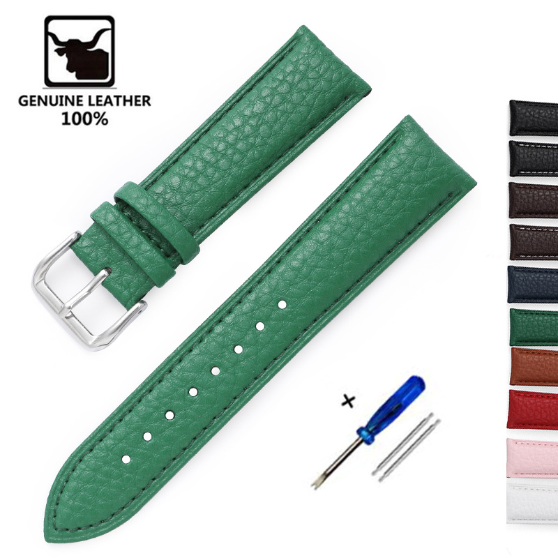 Litchi Pattern Soft Leather Wa - Nylon Nato Strap ulasan dan harga