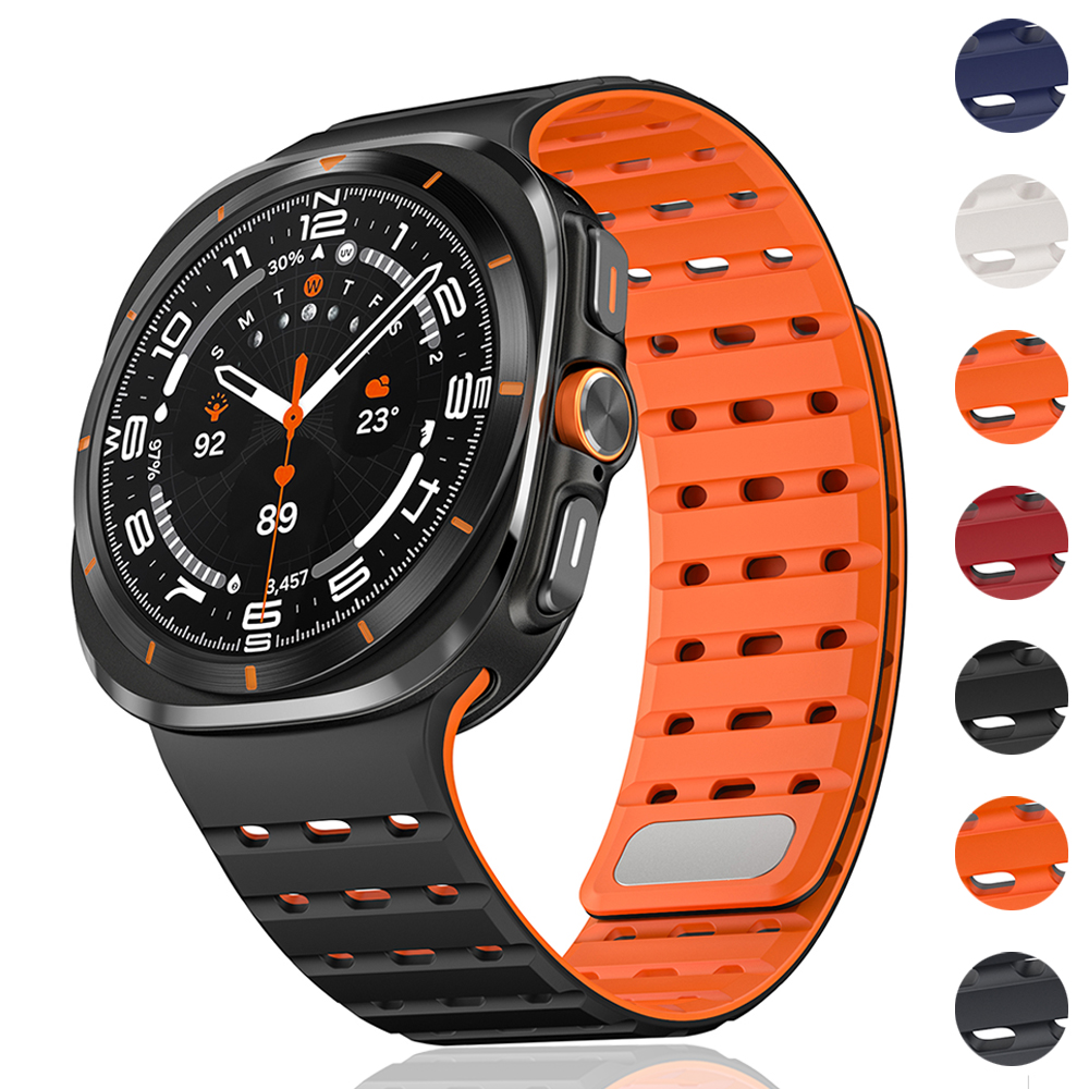 Soft Magnetic Silicone Band fo - Samsung Smartwatch Ultra Accessories ulasan dan harga