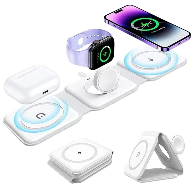 3-in-1 Magnetic Folding Wirele - Smartwatch Ac ulasan dan harga