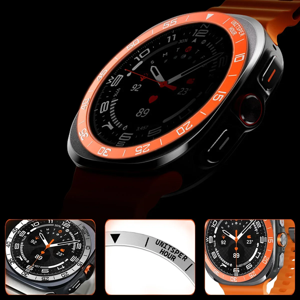Metal Cover Bezel Ring Case Fo - Samsung Smartwatch Ultra Accessories ulasan dan harga