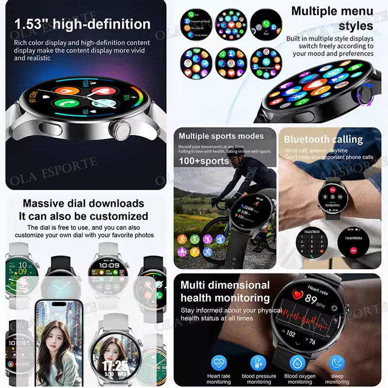 New SmartWatch for Men Women B - Smartwatch Faces ulasan dan harga