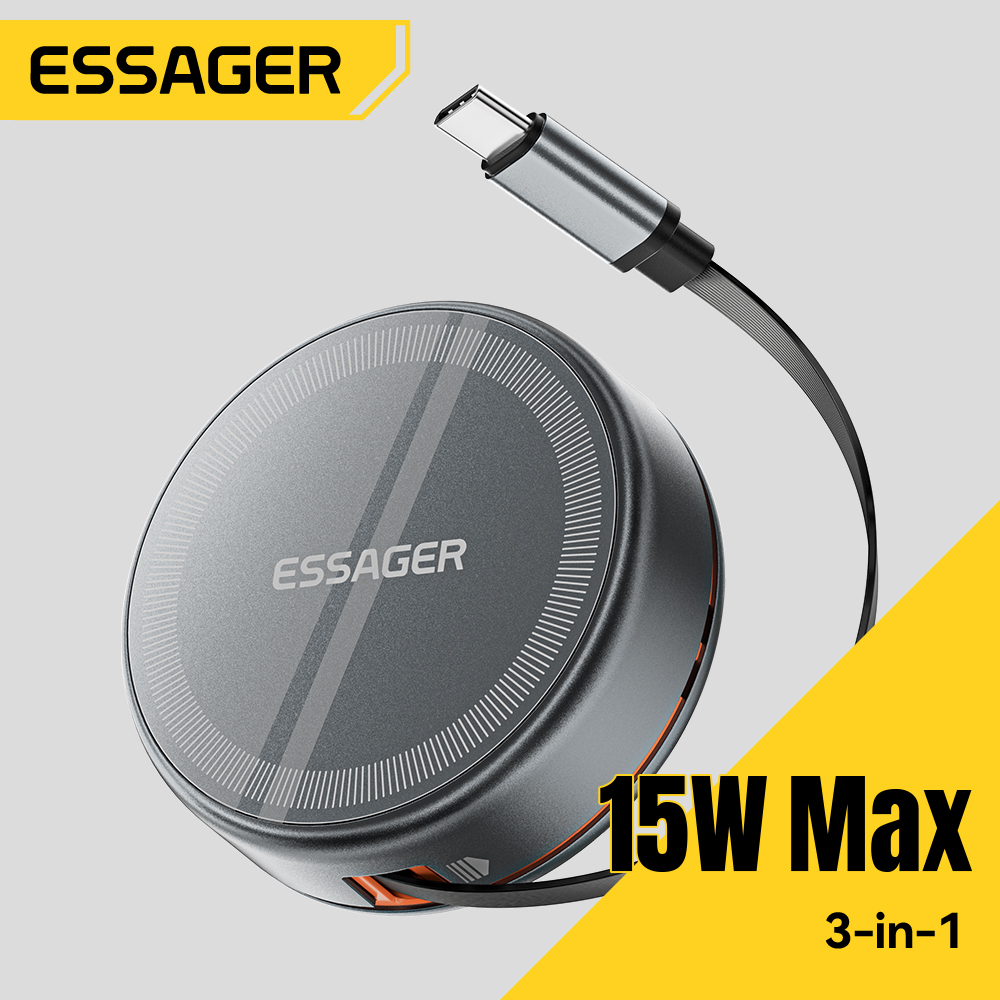 Essager 15W 3 in 1 Magnetic Wi - Smartwatch Ac ulasan dan harga
