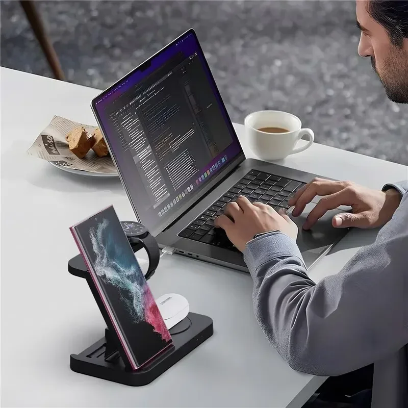 Travel 4 in 1 Wireless Charger - Smartwatch Ac ulasan dan harga