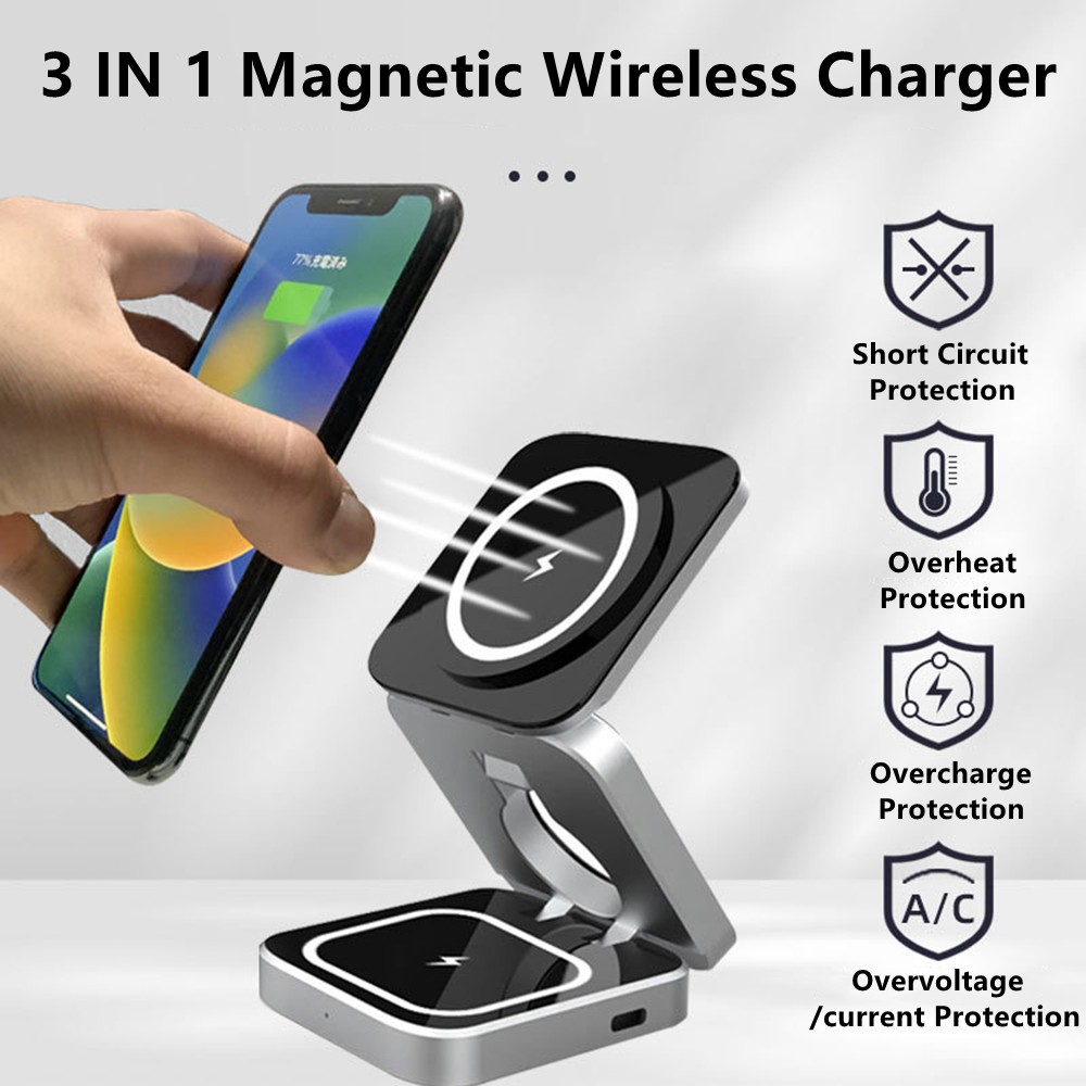 Foldable Magnetic Wireless Cha - Smartwatch Ac ulasan dan harga