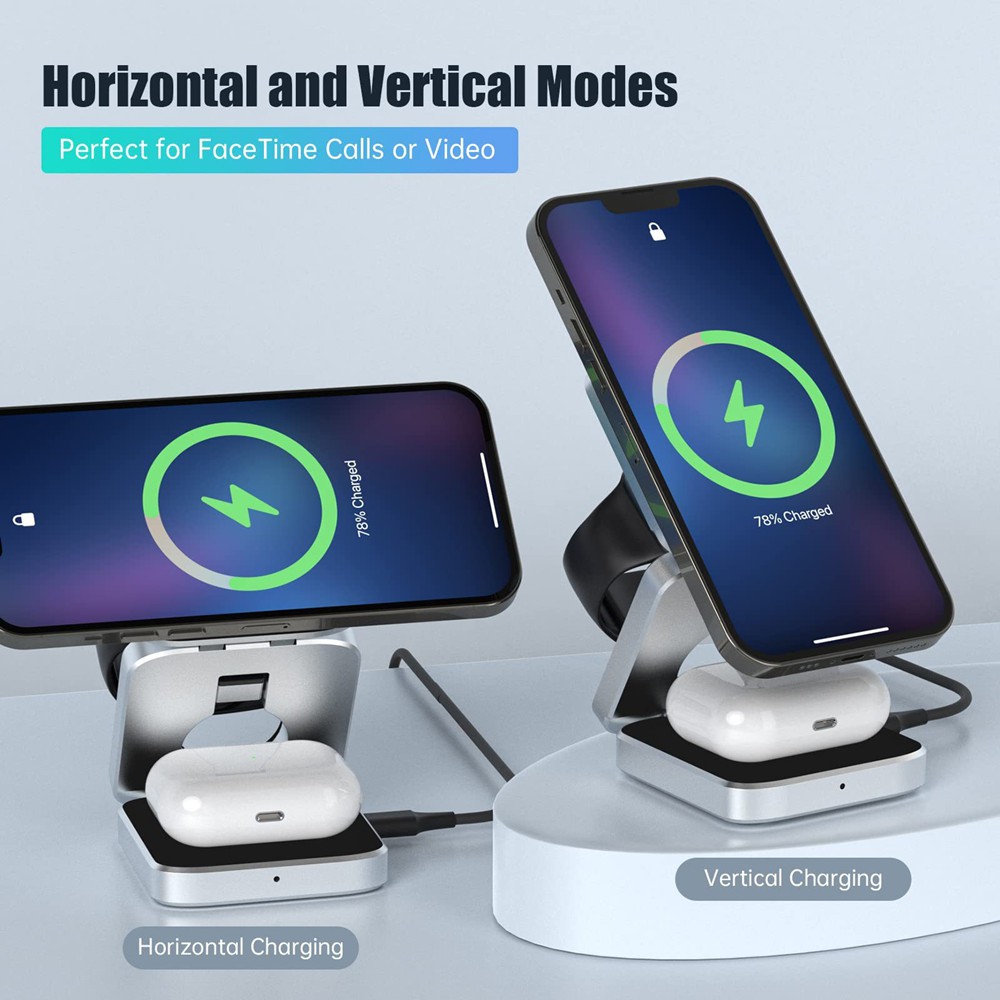 Foldable Magnetic Wireless Cha - Smartwatch Ac ulasan dan harga