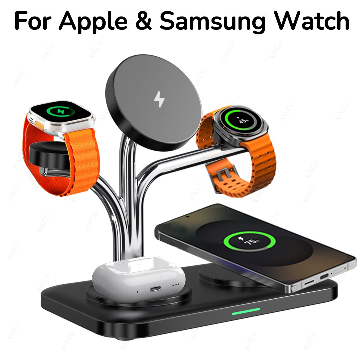 5 IN 1 Magnetic Wireless Charg - Smartwatch Ac ulasan dan harga