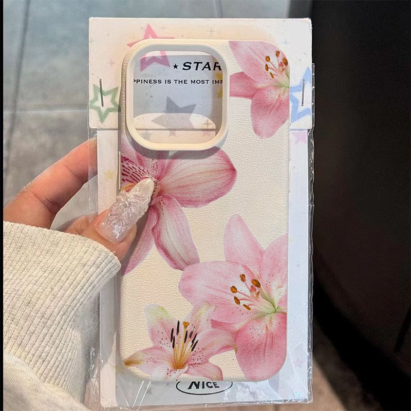 Pink Lily Lychee Texture Phone - Samsung Galaxy S25 ulasan dan harga