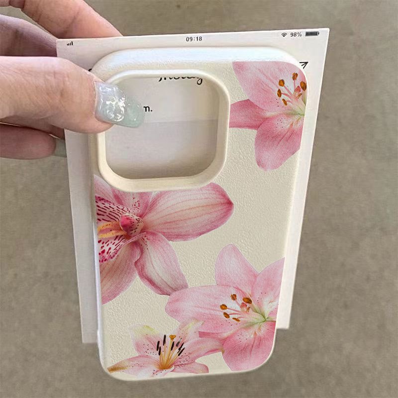 Pink Lily Lychee Texture Phone - Samsung Galaxy S25 ulasan dan harga