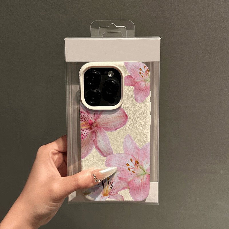 Pink Lily Lychee Texture Phone - Samsung Galaxy S25 ulasan dan harga